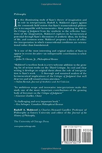 Imagination and Interpretation in Kant: The Hermeneutical Import of the Critique of Judgment