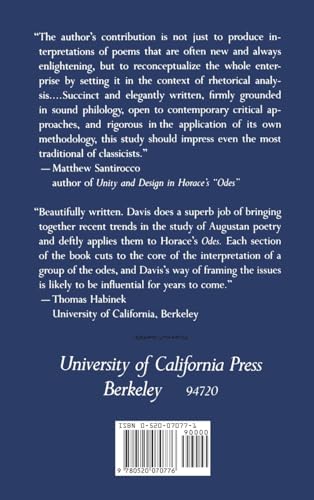 Polyhymnia: The Rhetoric of Horation Lyric Discourse