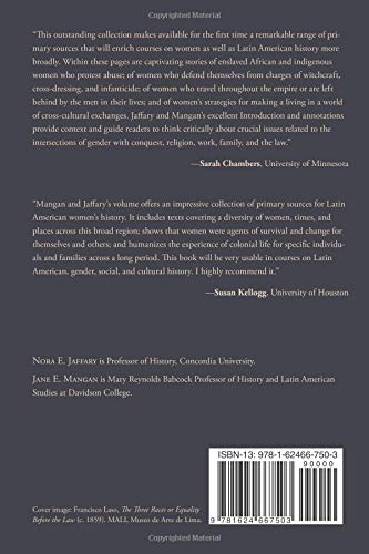 Women in Colonial Latin America, 1526 to 1806: Texts and Contexts