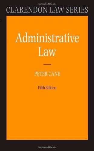 Administrative Law (Clarendon Law Series)