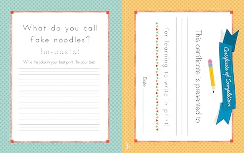 The Print Handwriting Workbook for Kids: Laugh, Learn, and Practice Print with Jokes and Riddles