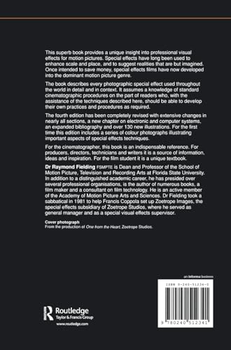 The Techniques of Special Effects of Cinematography (Library of Communication Techniques, Film)