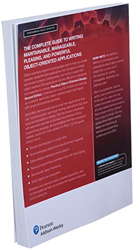 Practical Object-Oriented Design: An Agile Primer Using Ruby