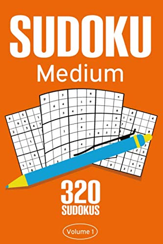 Sudoku Medium: Sudoku Puzzle Book With 320 Medium Sudoku Puzzles For Adults