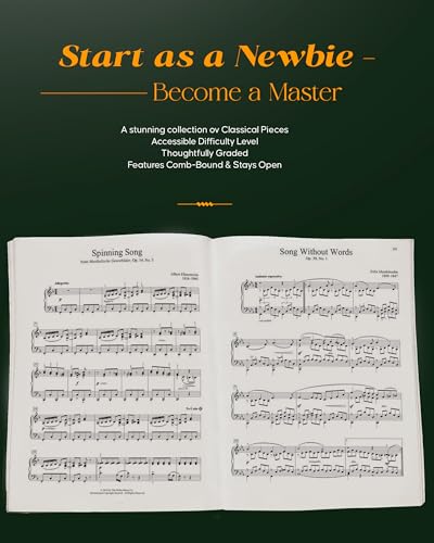 The Classical Piano Solos Collection: 106 Graded Pieces from Baroque to the 20th C. Compiled & Edited by P. Low, S. Schumann, C. Siagian - Classical Piano Sheet Music Book for Teachers and Students
