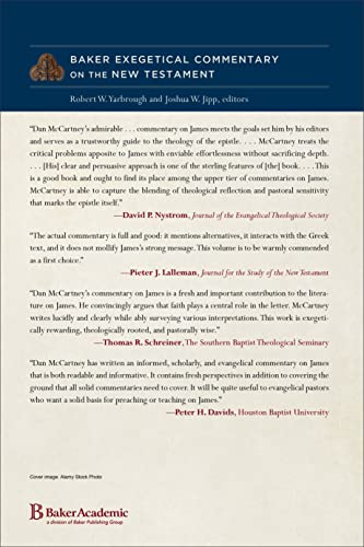James: (A Paragraph-by-Paragraph Exegetical Evangelical Bible Commentary - BECNT) (Baker Exegetical Commentary on the New Testament)