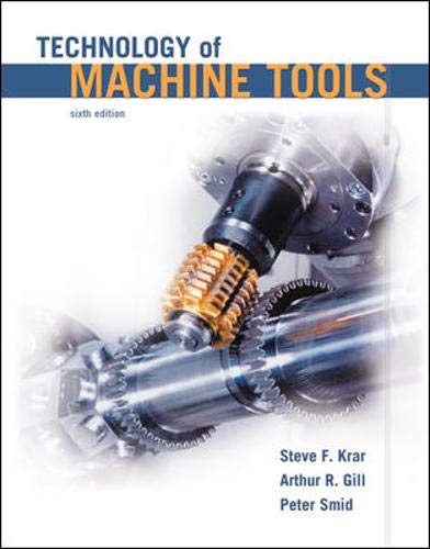 Technology of Machine Tools, 6th Edition by Krar, Steve