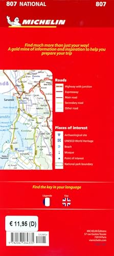 Michelin Map Albania (Maps/Country (Michelin))