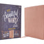 NIV, Beautiful Word Bible, Updated Edition, Peel/Stick Bible Tabs, Leathersoft, Pink, Red Letter, Comfort Print: 600+ Full-Color Illustrated Verses