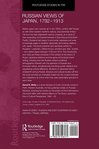 Russian Views of Japan, 1792-1913 (Routledge Studies in the Modern History of Asia)