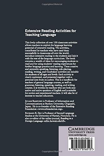 Extensive Reading Activities for Teaching Language (Cambridge Handbooks for Language Teachers)