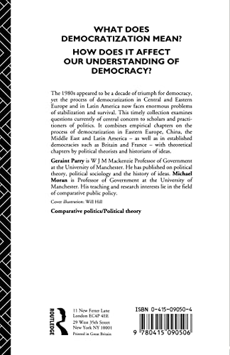 Democracy and Democratization (Cambridge Edition of the Letters and)