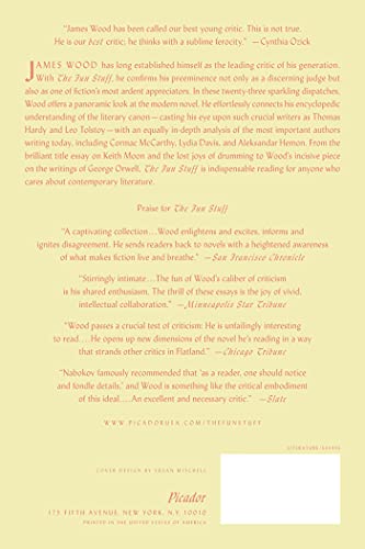 The Fun Stuff: And Other Essays — back cover
