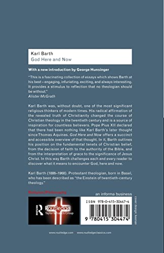 God Here and Now (Routledge Classics)