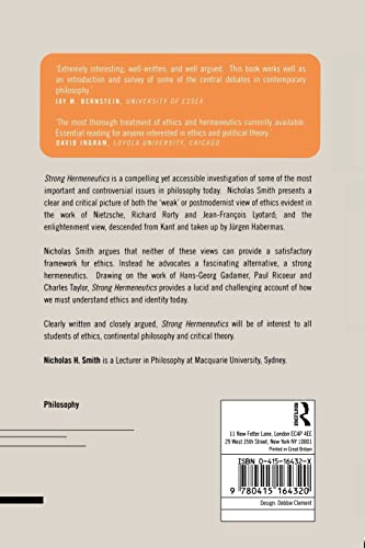 Strong Hermeneutics: Contingency and Moral Identity