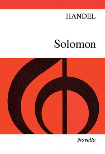 Solomon: Vocal Score