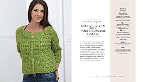 One-Piece Knits: Essential Designs in Multiple Sizes and Gauges for Sweaters Knit Top Down, Side Over, and Back to Front