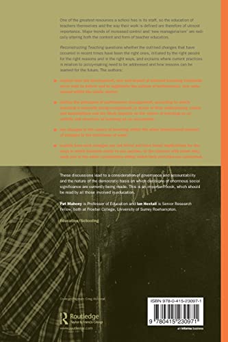 Reconstructing Teaching: Standards, Performance and Accountability