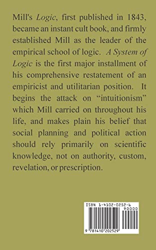 A System of Logic: Ratiocinative and Inductive