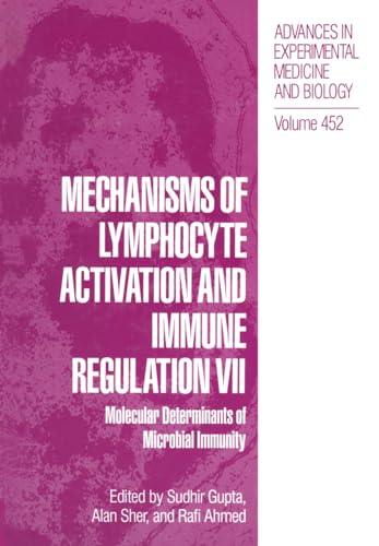 Mechanisms of Lymphocyte Activation and Immune Regulation Vii: Molecular Determinants of Microbial Immunity