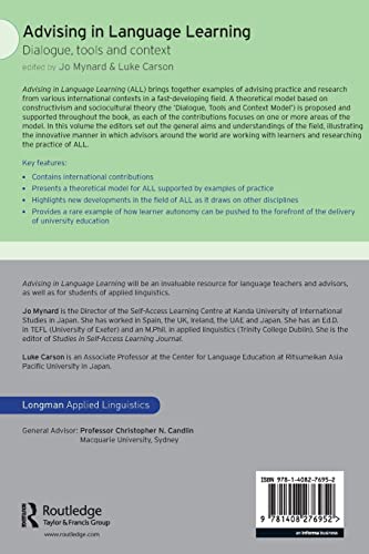Advising in Language Learning — back cover