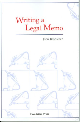 Writing a Legal Memo (Career Guides)