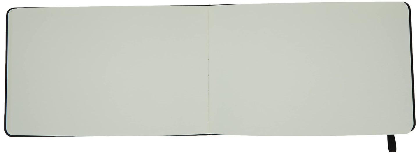 Moleskine Art Watercolor Album, Hard Cover, Large (5" x 8.25") Plain/Blank, Black, 72 Pages