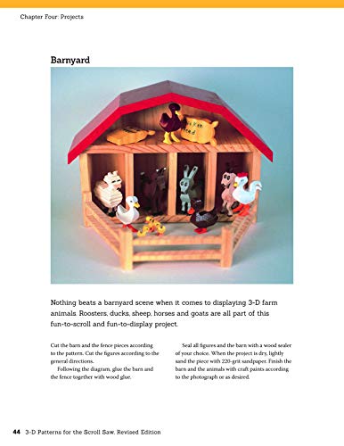 3-D Patterns for the Scroll Saw, Revised Edition: Time-Saving Tips & Ready-to-Cut Patterns for 44 Unique Projects (Fox Chapel Publishing)