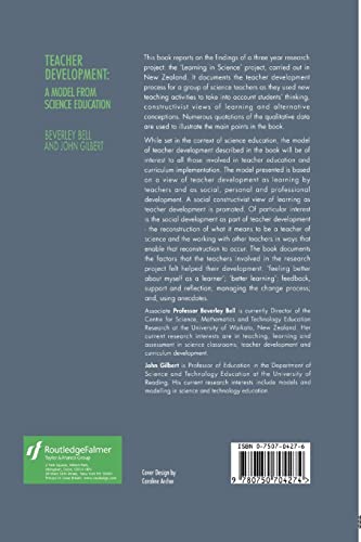 Teacher Development: A Model From Science Education