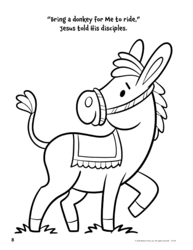 Tell Me About Easter Coloring Book