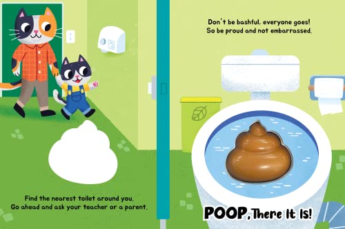 Little Hippo Poop, There It Is! Touch and Feel Board Book