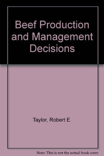 Beef Production and Management Decisions