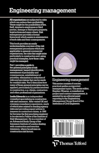Practical risk management in the construction industry (Ice Design and Practice Guide)