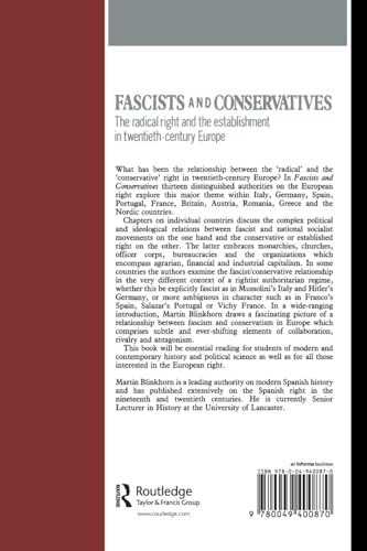 Fascists and Conservatives: The Radical Right and the Establishment in Twentieth-Century Europe