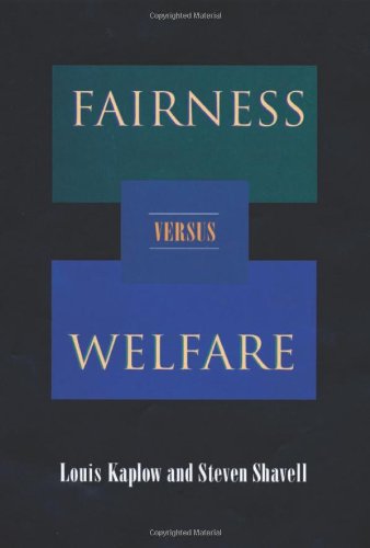 Fairness versus Welfare