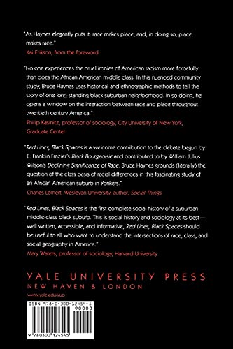 Red Lines, Black Spaces: The Politics of Race and Space in a Black Middle-Class Suburb