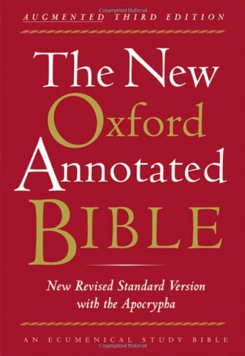 The New Oxford Annotated Bible with the Apocrypha, Augmented