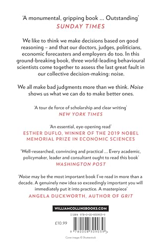 Noise: The new book from the authors of Thinking, Fast and Slow and Nudge