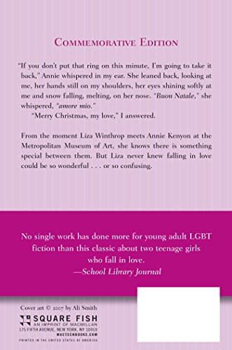 Annie on My Mind — back cover