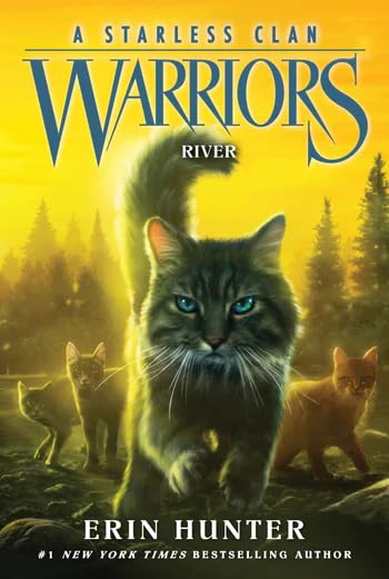 Warriors: A Starless Clan Series 5-Book Collection Set - Epic Clan Battles in the Wild - River, Sky, Shadow, Thunder, Wind