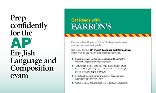 AP English Language and Composition: With 5 Practice Tests (Barron's Test Prep)