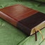 NIV, Reference Bible, Giant Print, Leathersoft, Brown, Red Letter, Comfort Print