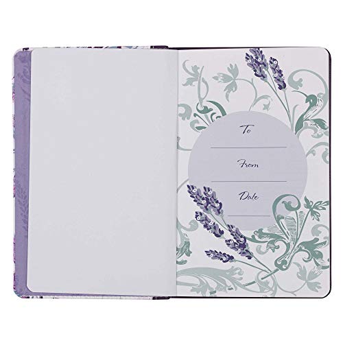 Wisdom From The Word For Women Devotional, Purple Vegan Leather