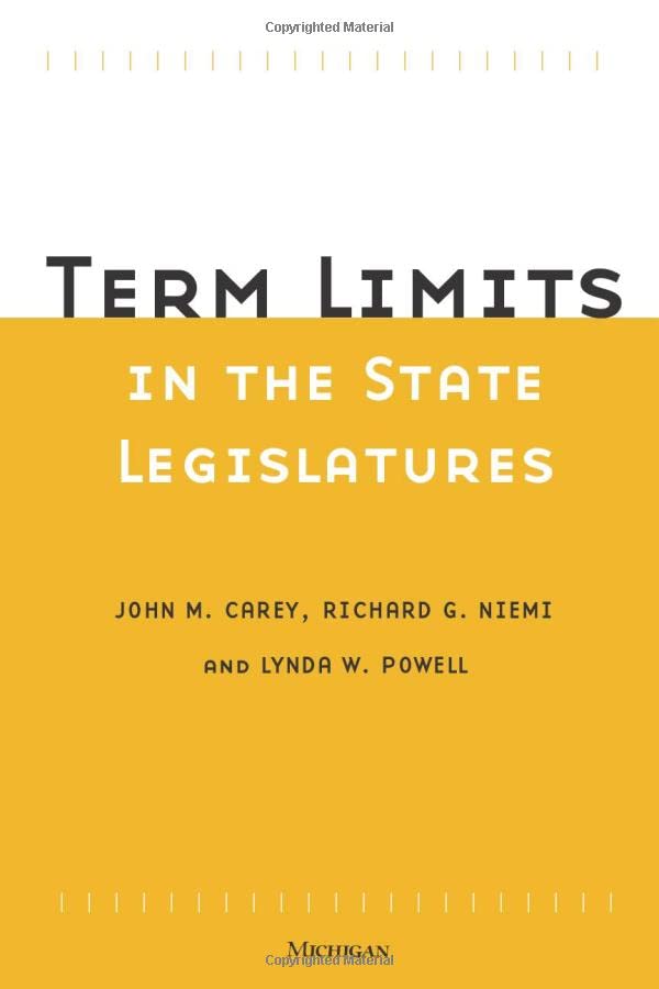 Term Limits in State Legislatures