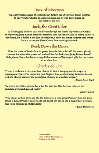 Jack of Kinrowan: Jack the Giant-Killer and Drink Down the Moon (Fairy Tales)