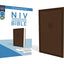 NIV, Value Thinline Bible, Leathersoft, Brown, Comfort Print