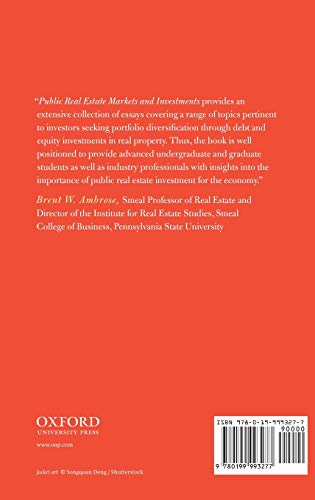 Public Real Estate Markets and Investments (Financial Markets and Investments)