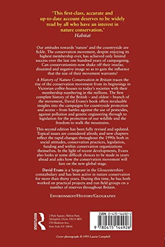 A History of Nature Conservation in Britain, Second Edition