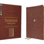 NKJV, Thompson Chain-Reference Bible, Large Print, Leathersoft, Brown, Red Letter, Thumb Indexed, Comfort Print