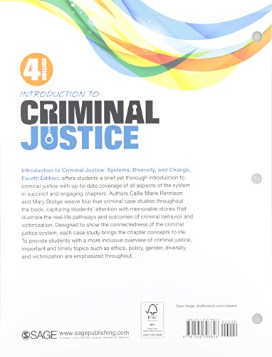 Introduction to Criminal Justice: Systems, Diversity, and Change